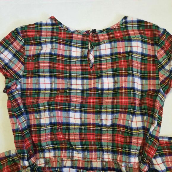 Gap Girls Ruffle Plaid Dress M - Picture 6 of 6